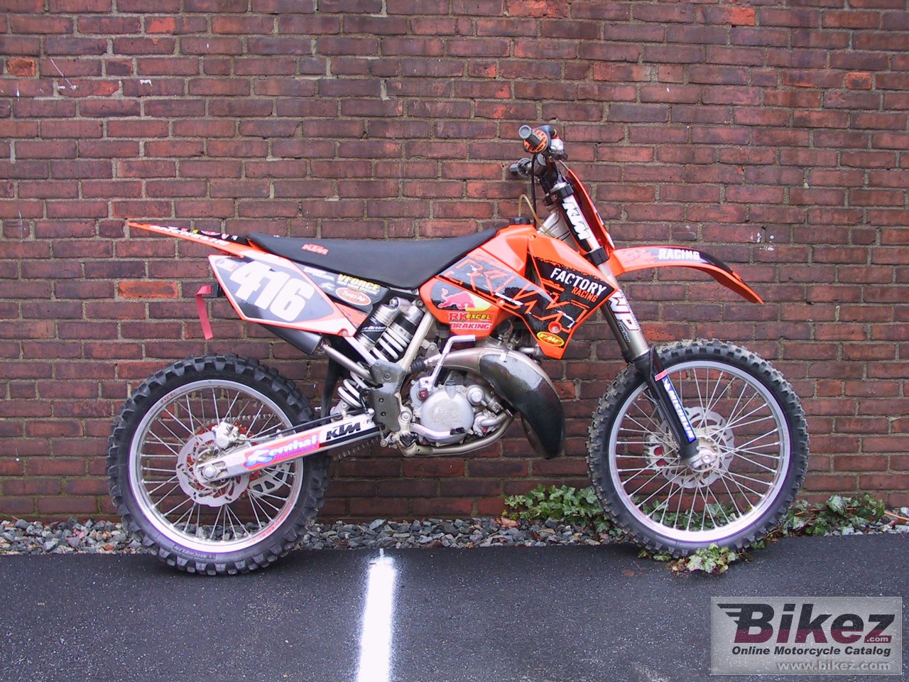 KTM 200 SX poster